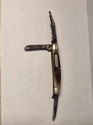 Vintage Schrade Early Production Post Walden Era Junior Old Timer