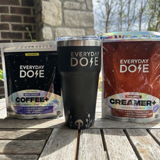 Everyday Dose Coffee Mild Roast Caramel Adaptogenic Mushroom Coffee Bundle