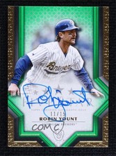 2023 Topps Five Star Auto Green 11/15 Robin Yount #FSA-RYO Auto HOF 11o2