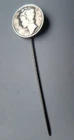 1 one Mercury dime 1917 silver coin transformed into tie pin