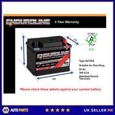 EFB Battery fits AUDI Q3 Q2 TT A3 RS3 A1 A4 S4 A6 Stop Start 027 EFB New
