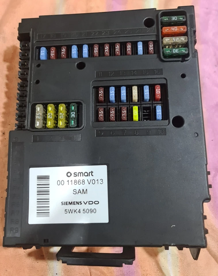 CENTRALINA SAM PER SMART ForTwo Coupé (W450) 800 Diesel  - Immagine 2 di 4