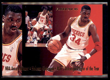 1994-95 Fleer Basketball NBA Award Winner Hakeem Olajuwon Rockets 3 of 4