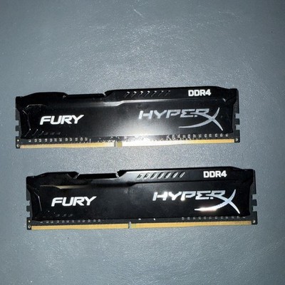 Kingston HyperX FURY 8GB (2x4GB) DDR4 2400MHz RAM Desktop Memory Kit CL16