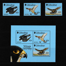Gibraltar 1999 Wings of Prey Birds Only UM