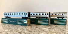Set of 3 Hornby AcHo # 737 Ist Class Inox Coaches In Excellent Condition. Boxed