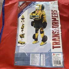 Bumblebee Converting Deluxe Disguise Transformers Halloween Costume M 8-10
