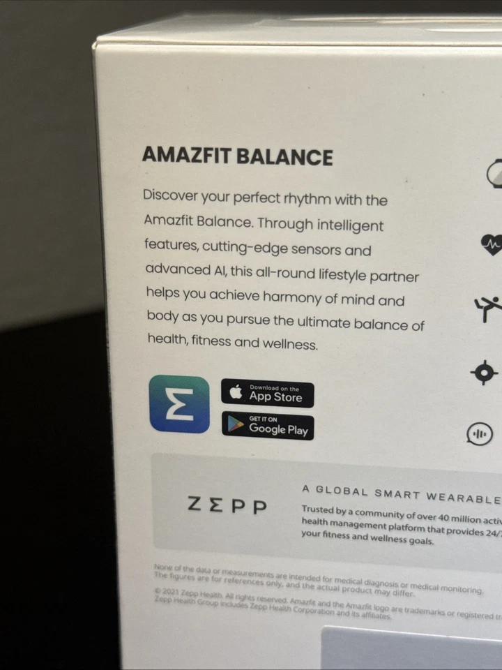 Amazfit Balance Smart Watch with Dual-band GPS Fitness Tracker Black  New Sealed - Image 4 of 4