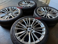 24 Escalade V Style Hyper Black Wheels Tires Fit Silverado Yukon Tahoe Sierra