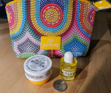 Sol de Janeiro Set w/ Colorful Bag - Bum Bum  Body Oil 3 Piece Set I4-3