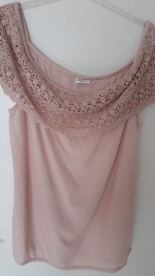 superleichte Sommerbluse Gina Benotti Gr.44/46 altrose` mit Kragen ärmellos