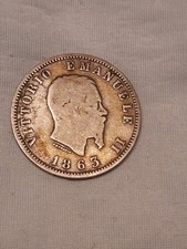 REGNO D'ITALIA VITTORIO EMANUELE II - 1 LIRA 1863 M VALORE