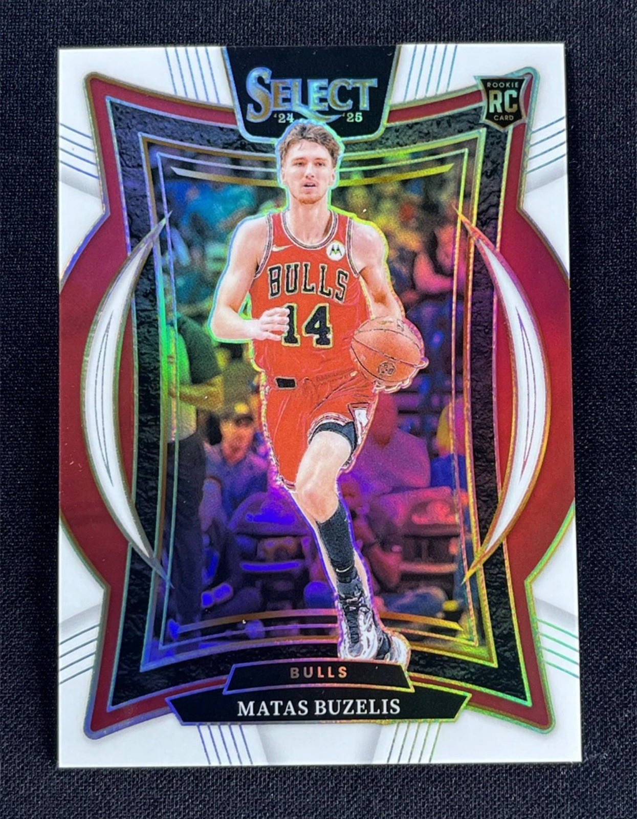 2024-25 Panini Select Matas Buzelis #70 Concourse White Prizm Rookie RC /149