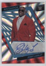 2022 Panini Revolution WWE Sunburst 87/99 The All Mighty Bobby Lashley Auto 12ih