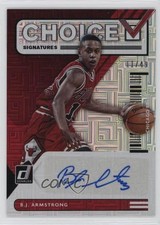 2020-21 Panini Donruss Choice Signatures 11/49 BJ Armstrong #CS-BJA Auto 06mc
