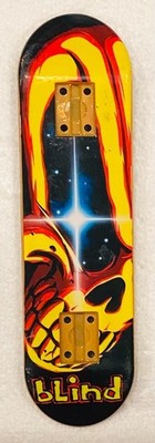 VTG 2000'S TECH DECK BLIND GALAXY SPACE GRIM REAPER BLACK AND YELLOW BOARD ONLY