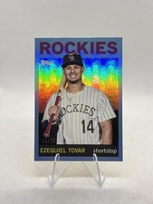2025 Topps Archives #30 Ezequiel Tovar Blue Foilboard /25 Colorado Rockies
