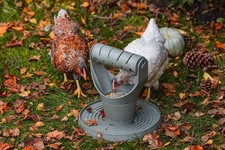 Beeztees Chicken Play and Snack Tower, Chicken Feeder, 100% Recycled Plastic
