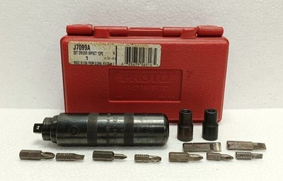 Proto J7099A 13-Piece 3/8-Inch Drive Manuell Hand Schlagschrauber Bit mit Hülle