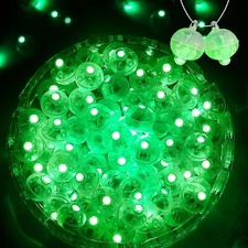 200x Green Mini LED Balloon Lights, Steady, Long-Lasting for Parties