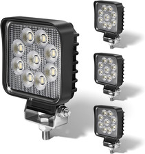 4PCS 3.9" LED Flood Work Lights for Tractors, Forklifts, ATV, UTV, 12V/24V