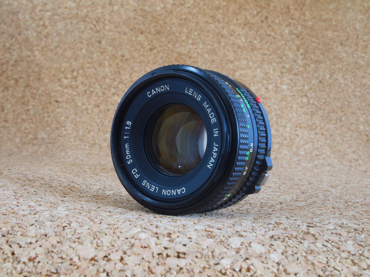 Preços baixos em Lentes de câmera Canon FD f/1.8 50mm Focal | eBay