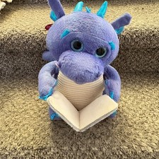 Cuddle Barn Dalton the Storytelling Dragon Animated Plush Talking Reads 5 Tales