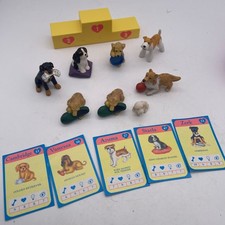 Lot of 8 Puppy In My Pocket Vintage Miniature Dogs Figures K