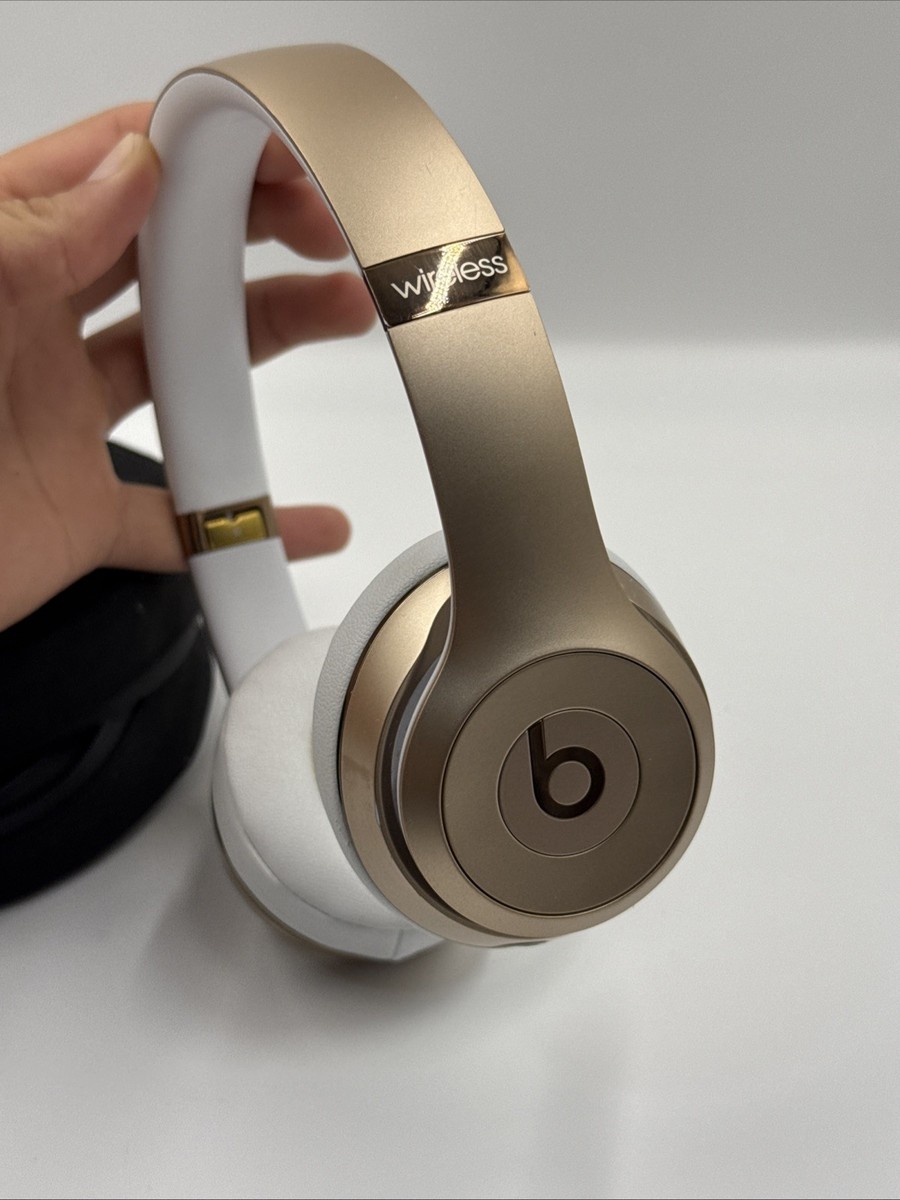 Beats by Dr. Dre Beats Solo3 Wireless On-Ear Headphones - Gold | eBay