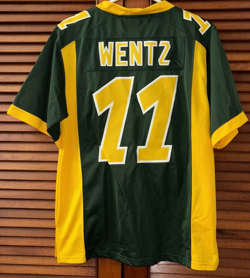 Carson Wentz North Dakota State Bison Nike Jersey Green Men's Medium - Image 4 of 4