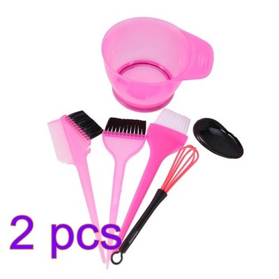  Set of 2 Rosa Haarfarbe Haare Färben Kits Haarfärbung Werkzeug Zum Von Haaren