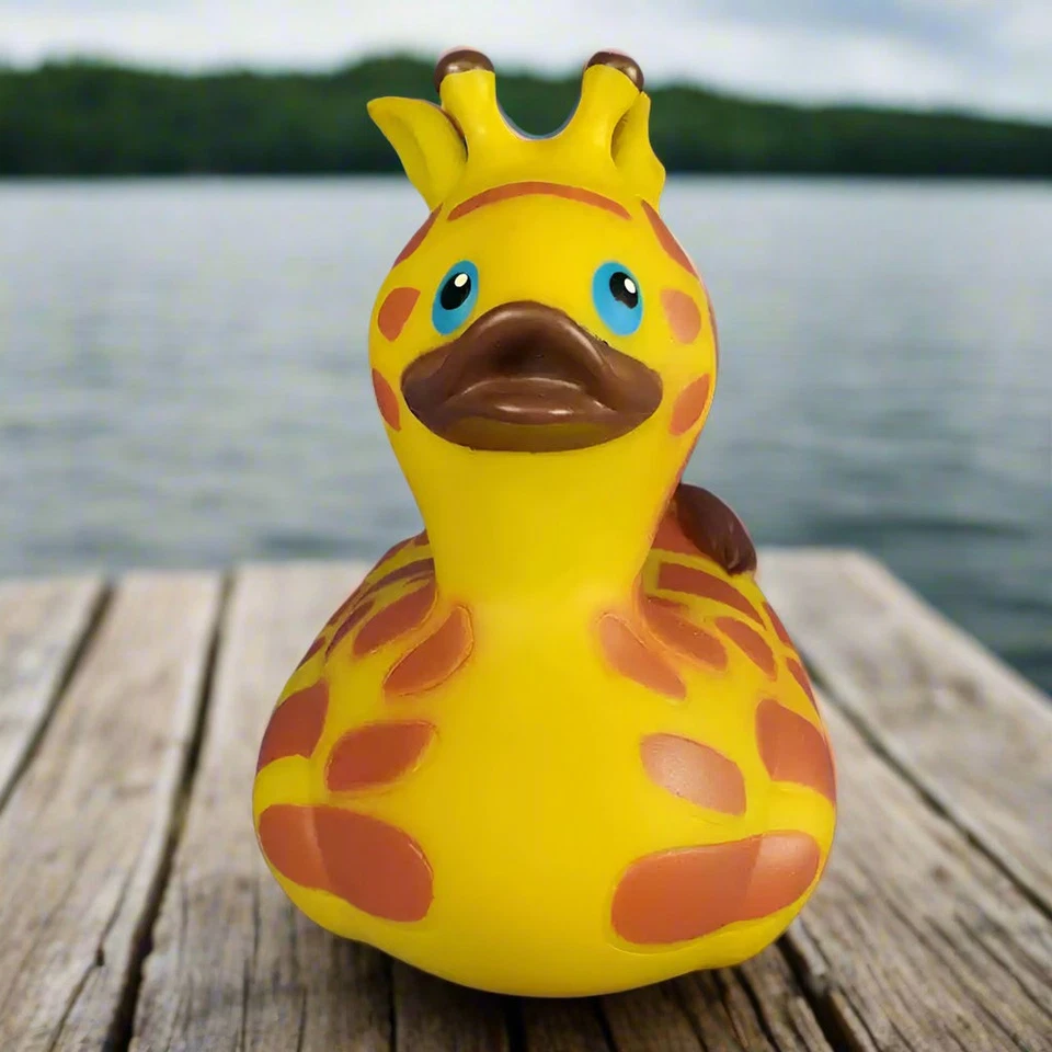 Giraffe Rubber Duck Zoo Animals Ducking Wild Republic FAST US Shipping - Image 2 of 4