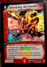 Bales Baj, The Timeburner Holo Foil English Duel Masters Near Mint