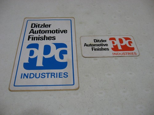 Vintage 2 Decals/Stickers Ditzler Automotive Finishes PPG Industries