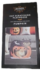 HEART TO TAIL CAT SCRATCHING PLAY HOUSE VINTAGE Black Cat Pumpkin HOUSE NEW