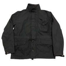 Stone Island Raso Gommato Jacket Uomo XL Nero Utility Field Jacket