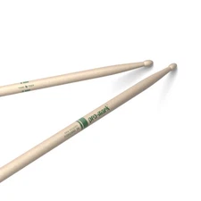 ProMark - TXR2BW - Classic Forward 2B Raw Hickory Drumstick, Oval Wood Tip