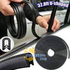 Car Door Seal Strip Rubber U-type Vehicle Rv Suv Weather Stripping Soundproof