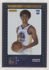 2019 Panini Sticker & Card Collection Silver Foil Jordan Poole #98 Rookie RC 2h4. rookie card picture