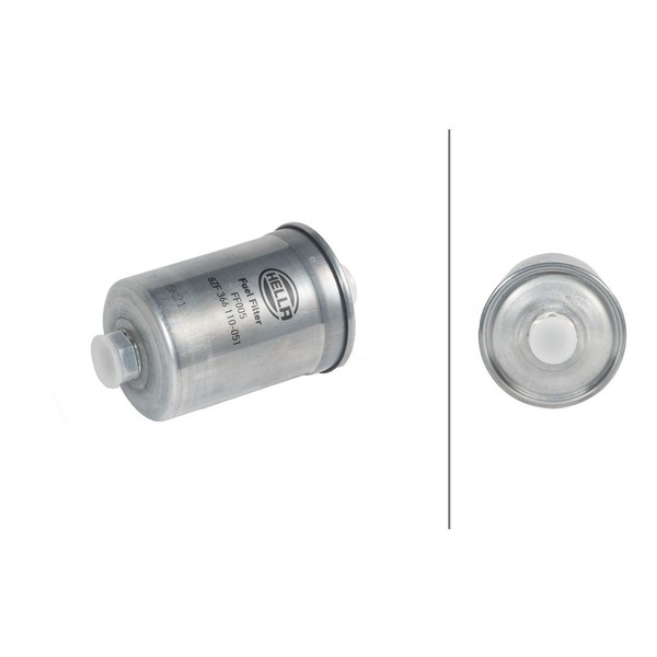 Kraftstofffilter Leitungsfilter Ø 74 Mm Hella Passend FüR U.A. Audi A8-image