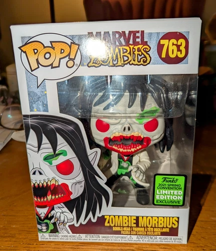 Funko POP! Marvel ZOMBIE MORBIUS #763  2021 ECCC EXCLUSIVE! Vinyl Figure