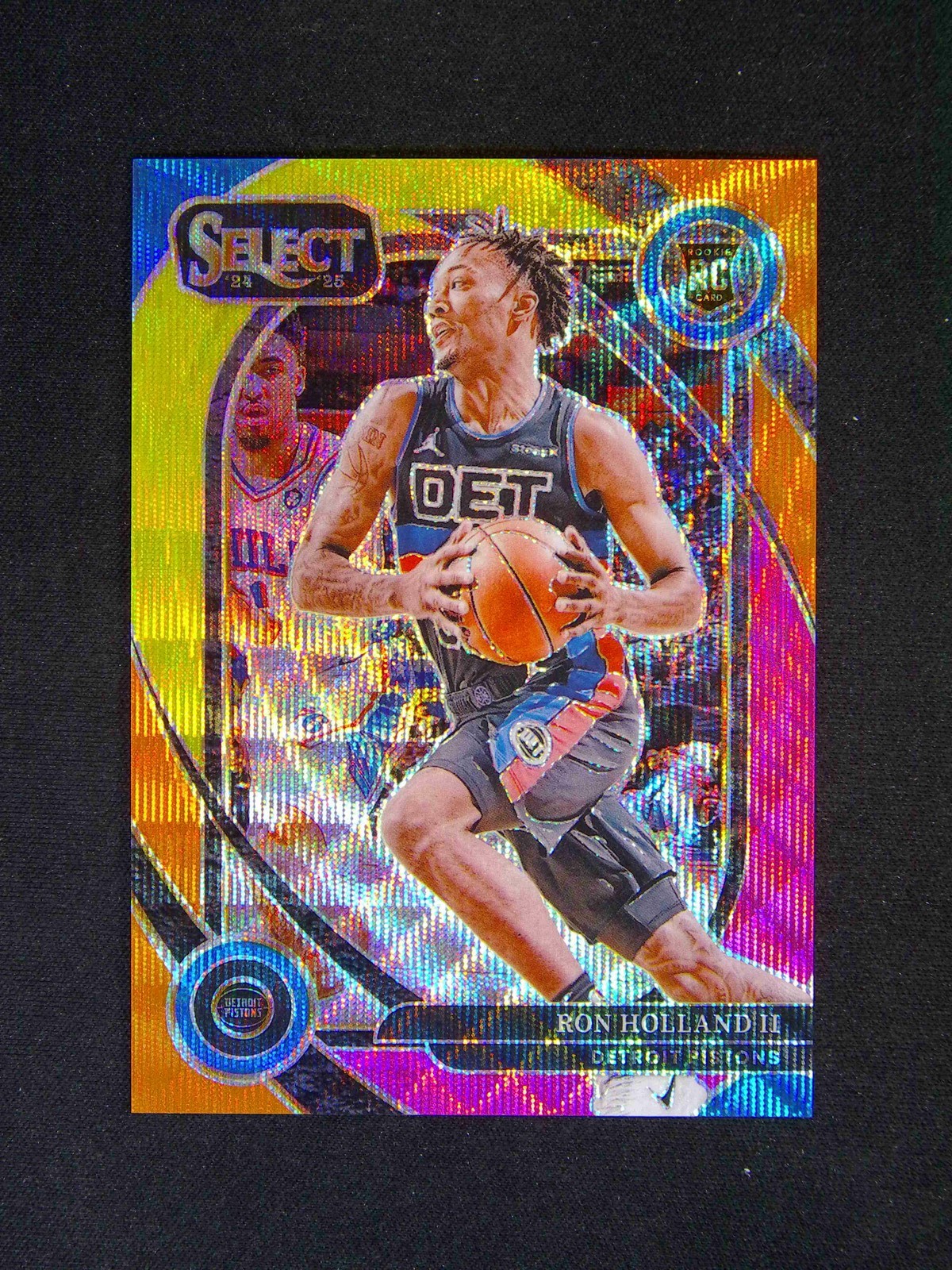 2024-25 Panini Select Ron Holland II #275 RC Rookie Courtside Multi Wave /20