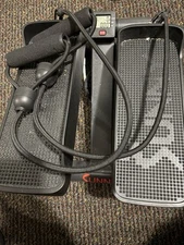 Sunny Health & Fitness Mini Stepper w Resistance Exercise Bands Workout Open box