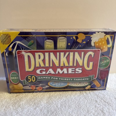 DRINKING GAMES - 50 Games for Thirsty Throats - NEW & SEALED - Deluxe Cheatwell