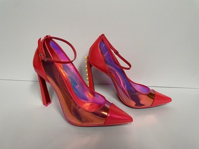 Christian Louboutin Debout Condorapik 100 Pumps Heel Fluo Neon