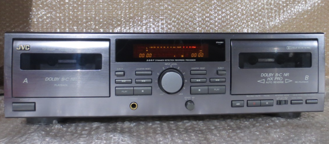 JVC TD-W209 Dual Double Cassette Deck Player Recorder Dolby B-C NR