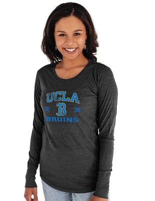 Blue 84 Women's UCLA Bruins Long Sleeve T-Shirt Tri-Blend Mascot - NWT