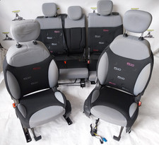 Set sedili Fiat 500L 351 352  2012-2016 tessuto nero grigio airbag