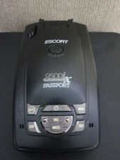 Escort Passport 9500ix Radar Detector Blue w/ Manual & Hard Case No Power Cord