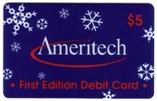 $5. Snowflakes Trial: 'First Edition Debit Card' Phone Card